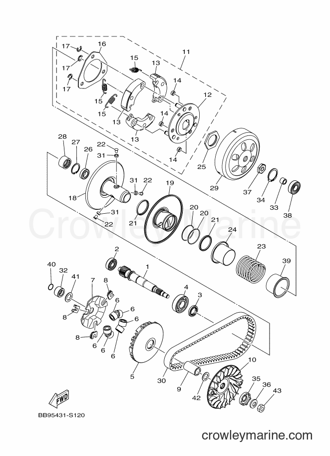 Yamaha Motors LNC125 (BB96) [010] - CLUTCH