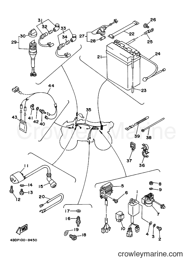 Yamaha Motors YFB250 (4BDT) [030] - ELECTRICAL 1