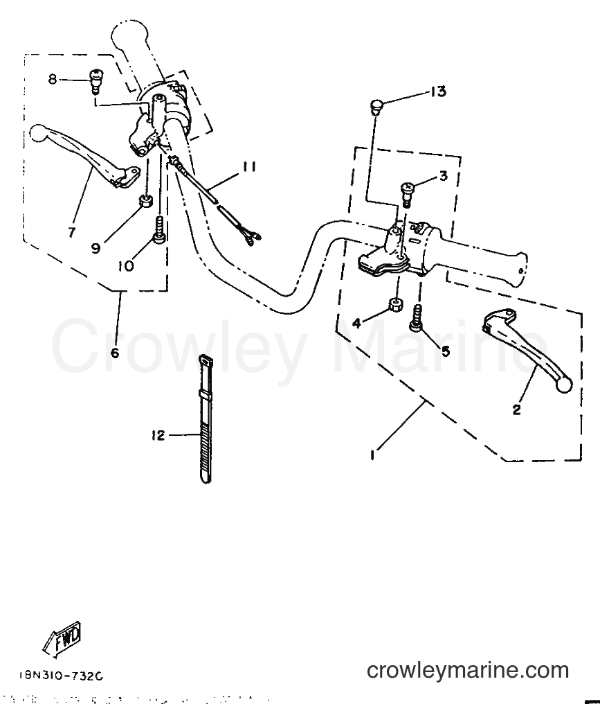 1987 Street Bike YB100 - YB100 (18N) [999] - HANDLE SWITCH & LEVER