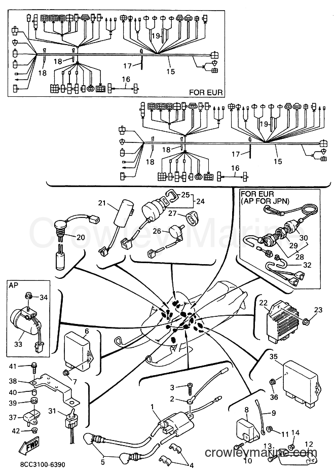Yamaha Motors VX600LT (8CC3) [030] - ELECTRICAL 1