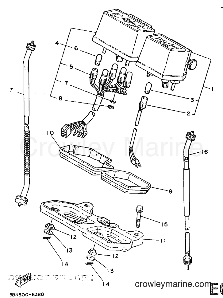 1989 Dirt Bike DT125R - DT125R (3PY1) [999] - METER