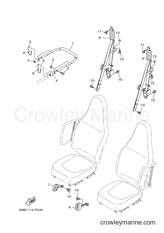 Yamaha Motors YXE700E (B3D2) [010] - SEAT 2