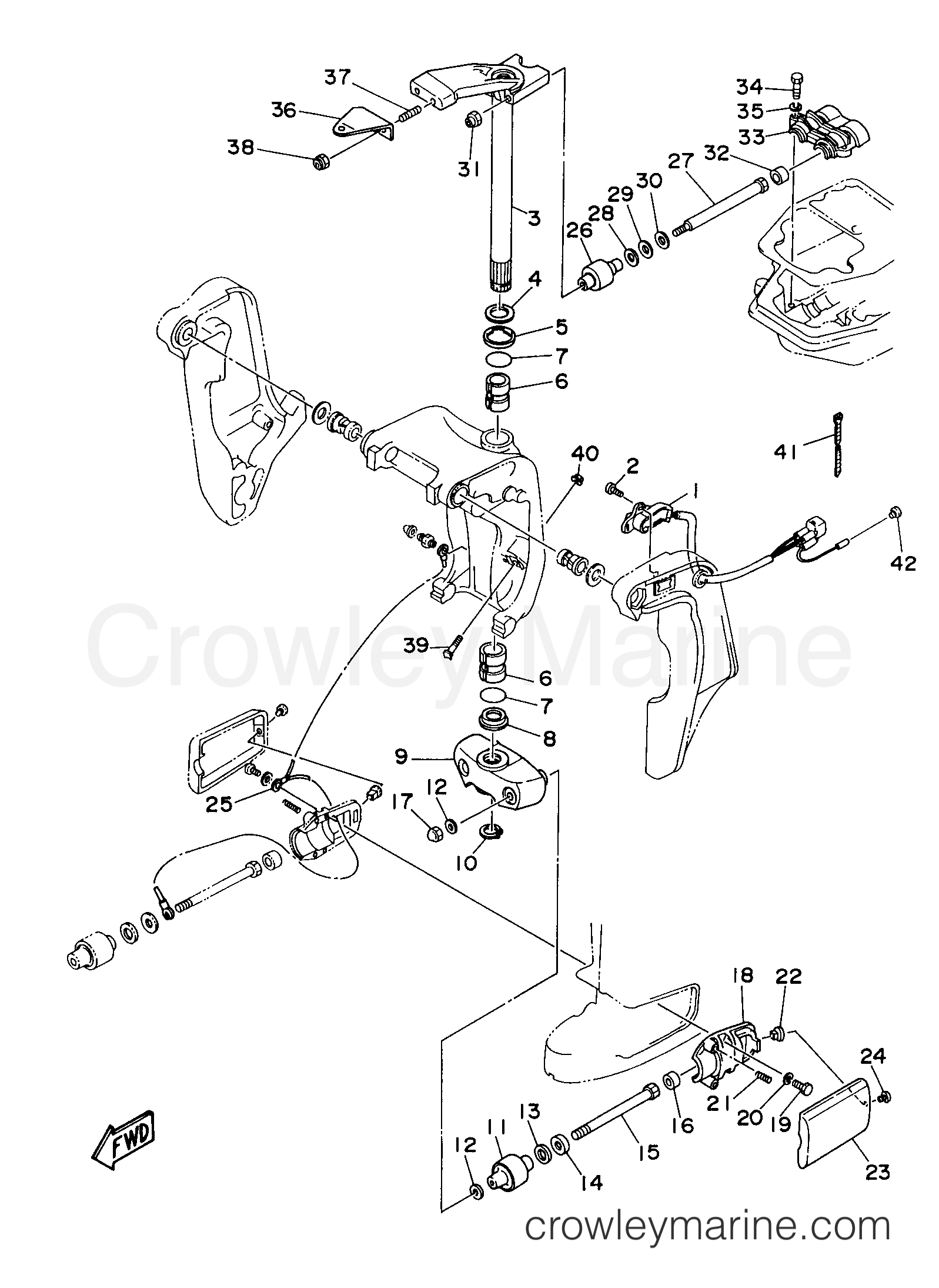 Yamaha Motors C80TLRV - BRACKET 2
