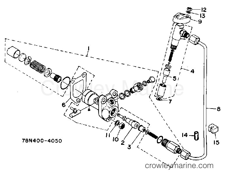 Yamaha Motors EDA5000DVE - FUEL INJECTION NOZZLE