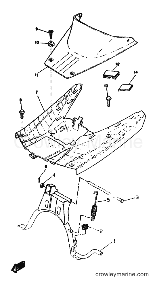 1996 Scooter CW50RS - CW50RS (4VB1) [999] - STAND & FOOTREST