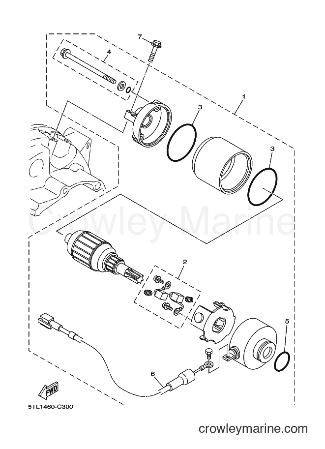 2009 Scooter AL115C - AL115C (28D4) [010] - STARTING MOTOR