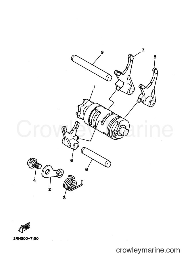 1991 Sport Bike TZR125 - TZR125 (3PB3) [999] - SHIFT CAM & FORK