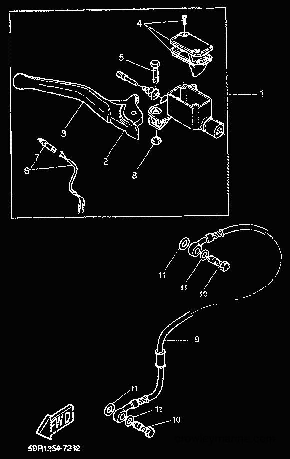 2000 Scooter YQ50L - YQ50L (5KH7) [010] - FRONT MASTER CYLINDER