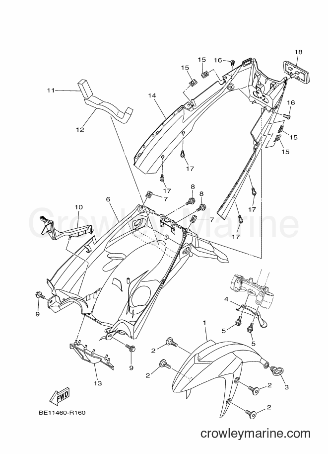 Yamaha Motors AL125FC (BE11) [010] - FENDER