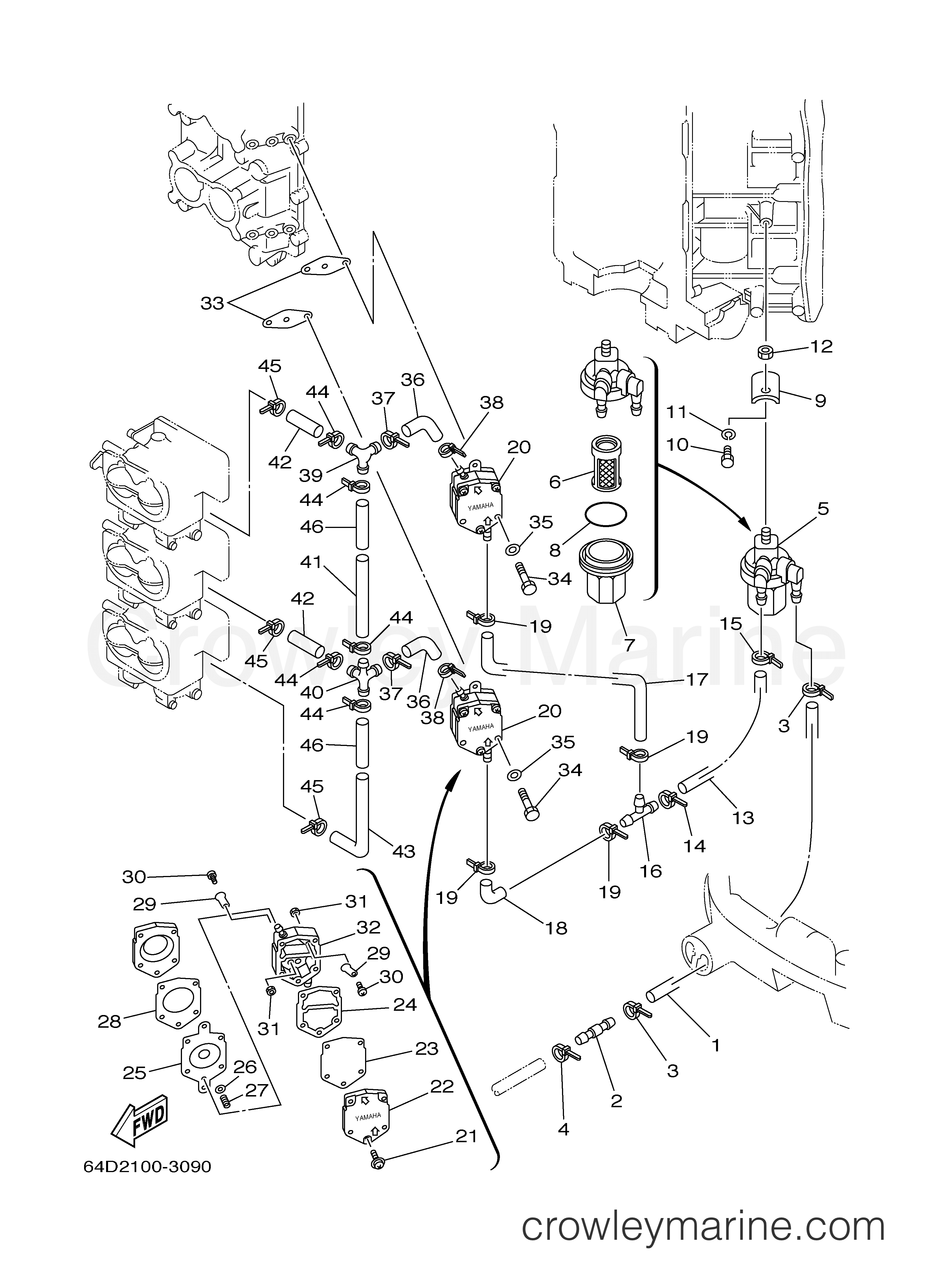 Yamaha Motors 150TXRB - FUEL