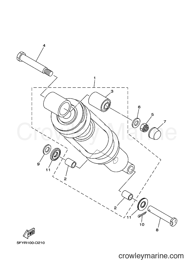 2005 Dirt Bike TW200E - TW200E (3XTF) [010] - REAR SUSPENSION