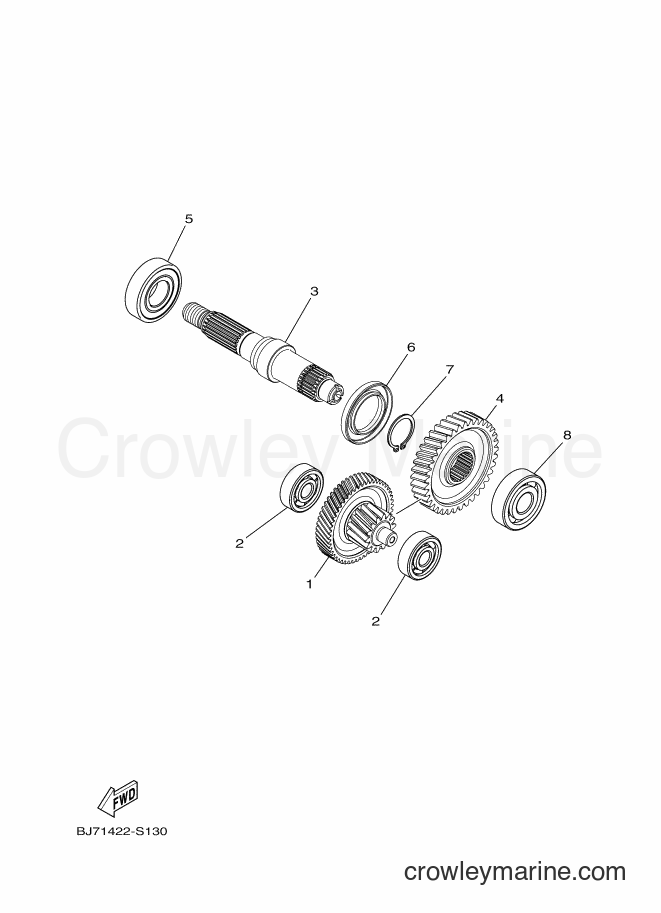Yamaha Motors LNB125 (BJ71) [010] - TRANSMISSION
