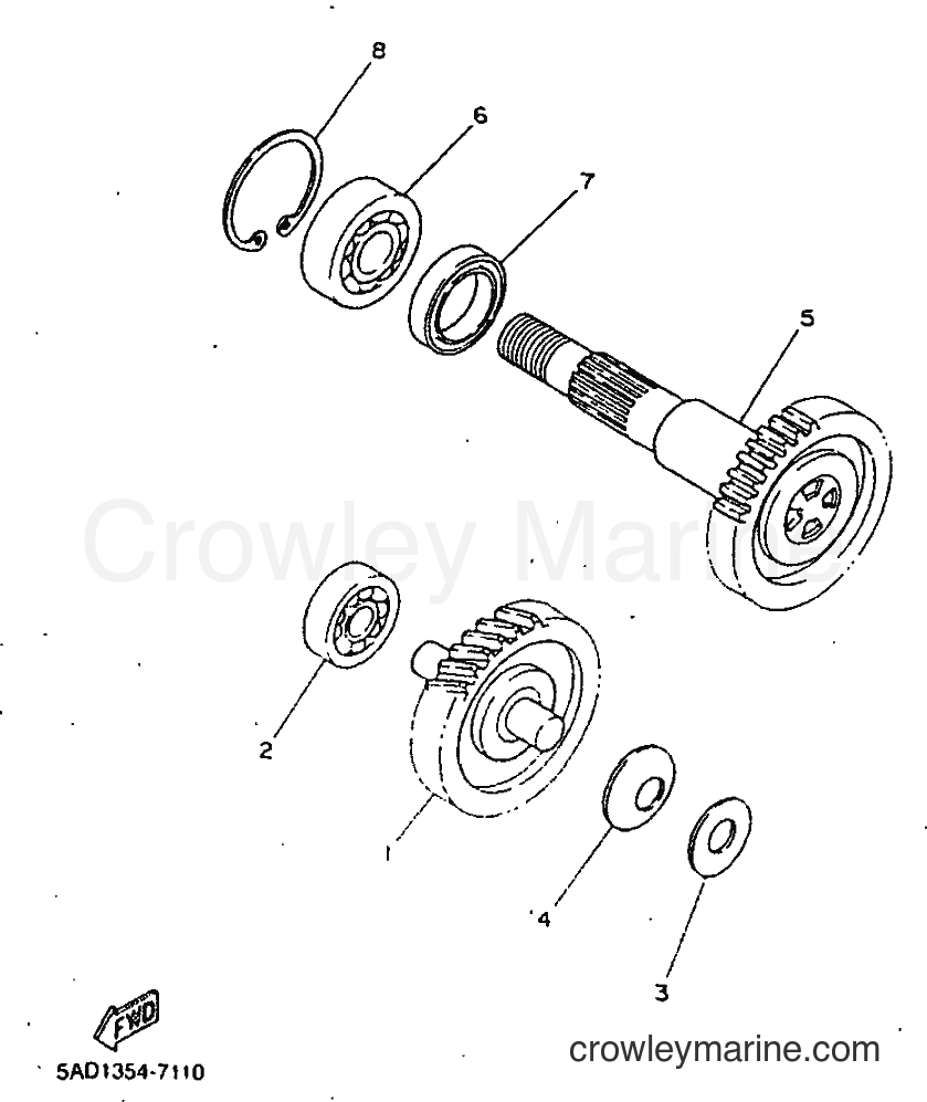 1999 Scooter YN50 - YN50 (5BW2) [010] - TRANSMISSION