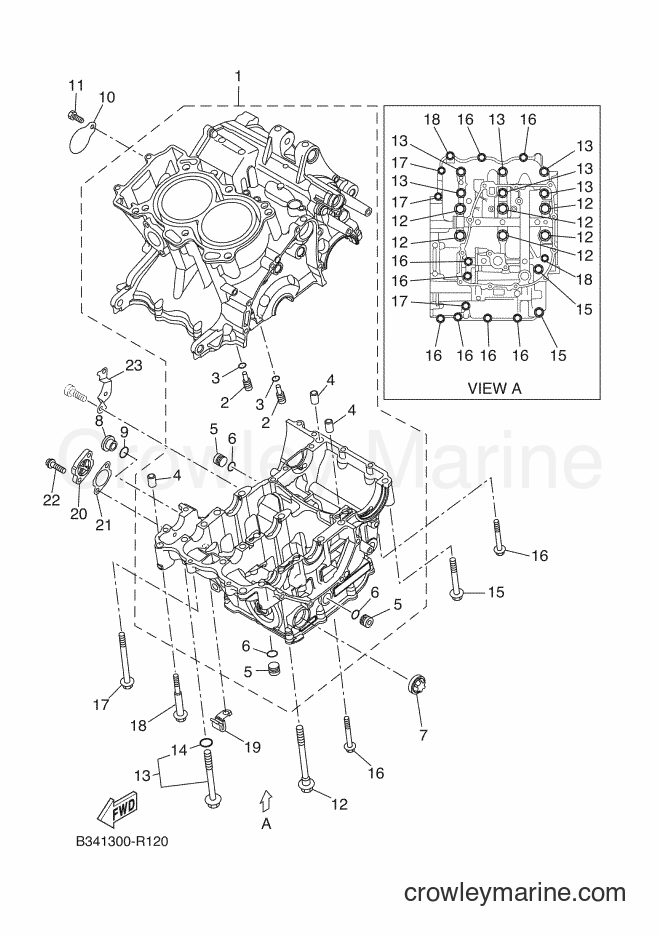 2018 Street Bike MTM690 - MTM690 (BU31) [030] - CRANKCASE