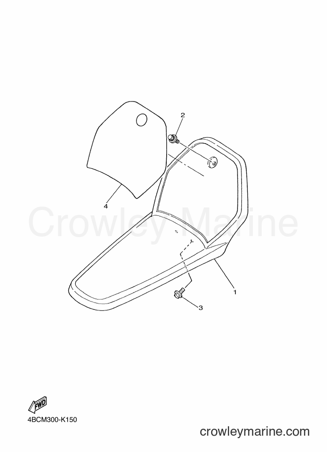 2011 Dirt Bike PW80 - PW80 (4BCM) [010] - FRONT FENDER