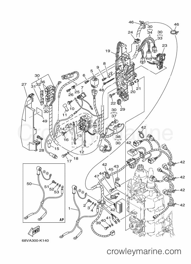 Yamaha Motors F115AETX (68VA) [030] - ELECTRICAL 2