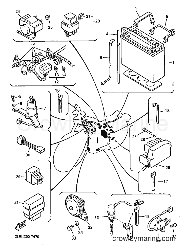 Yamaha Motors VMX12 (3LRB) [020] - ELECTRICAL 2