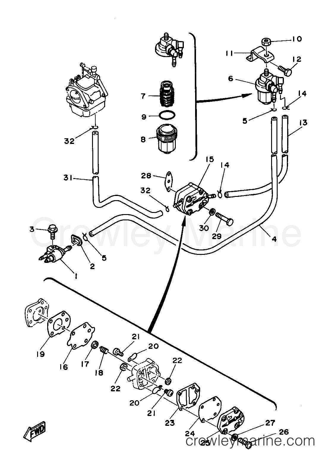 Yamaha Motors C30ELRT - FUEL