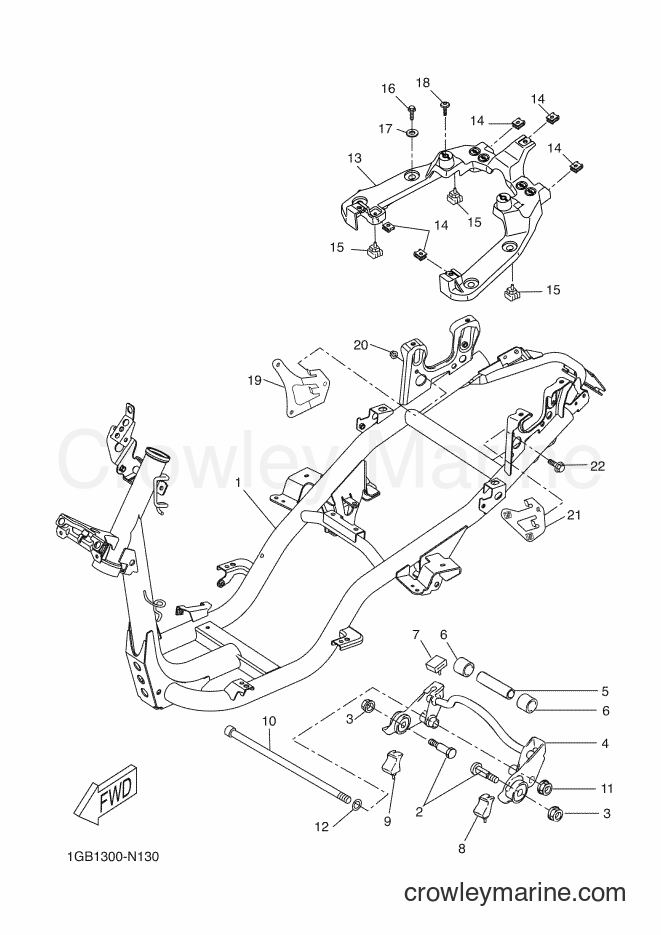 Yamaha Motors NS50F (1GB2) [020] - FRAME