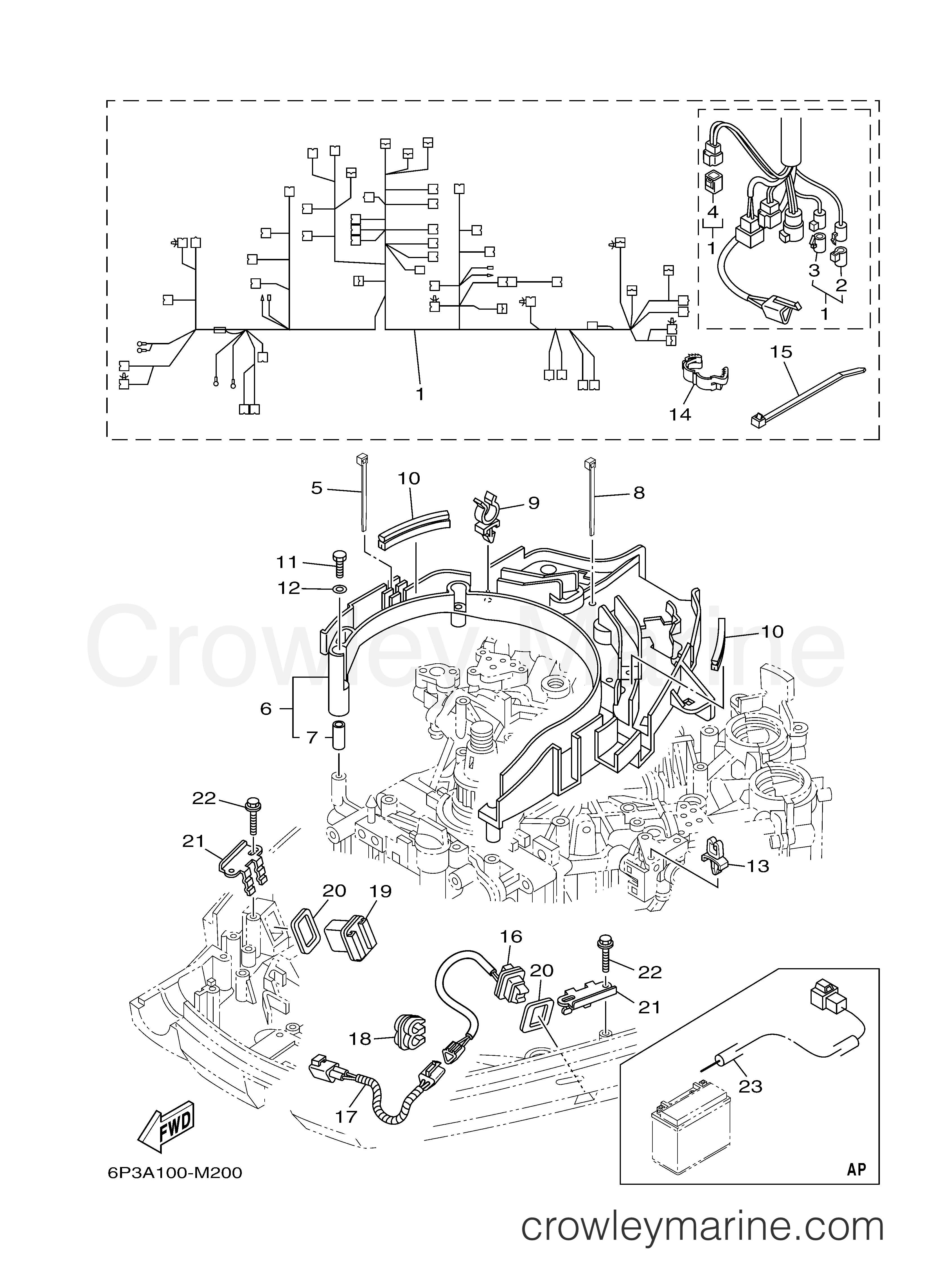 Yamaha Motors LF250XA - ELECTRICAL 3