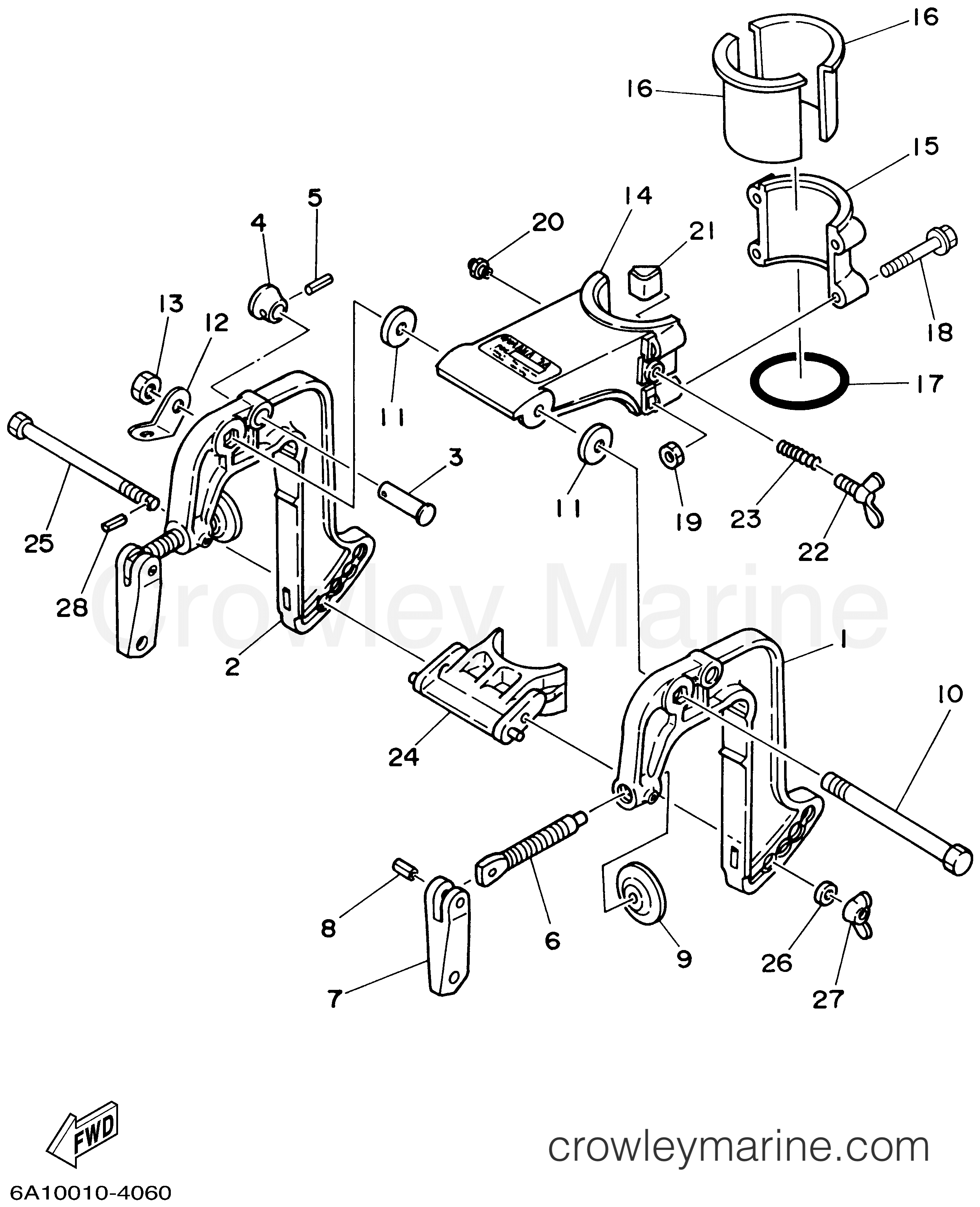 Yamaha Motors 2MSHA - BRACKET