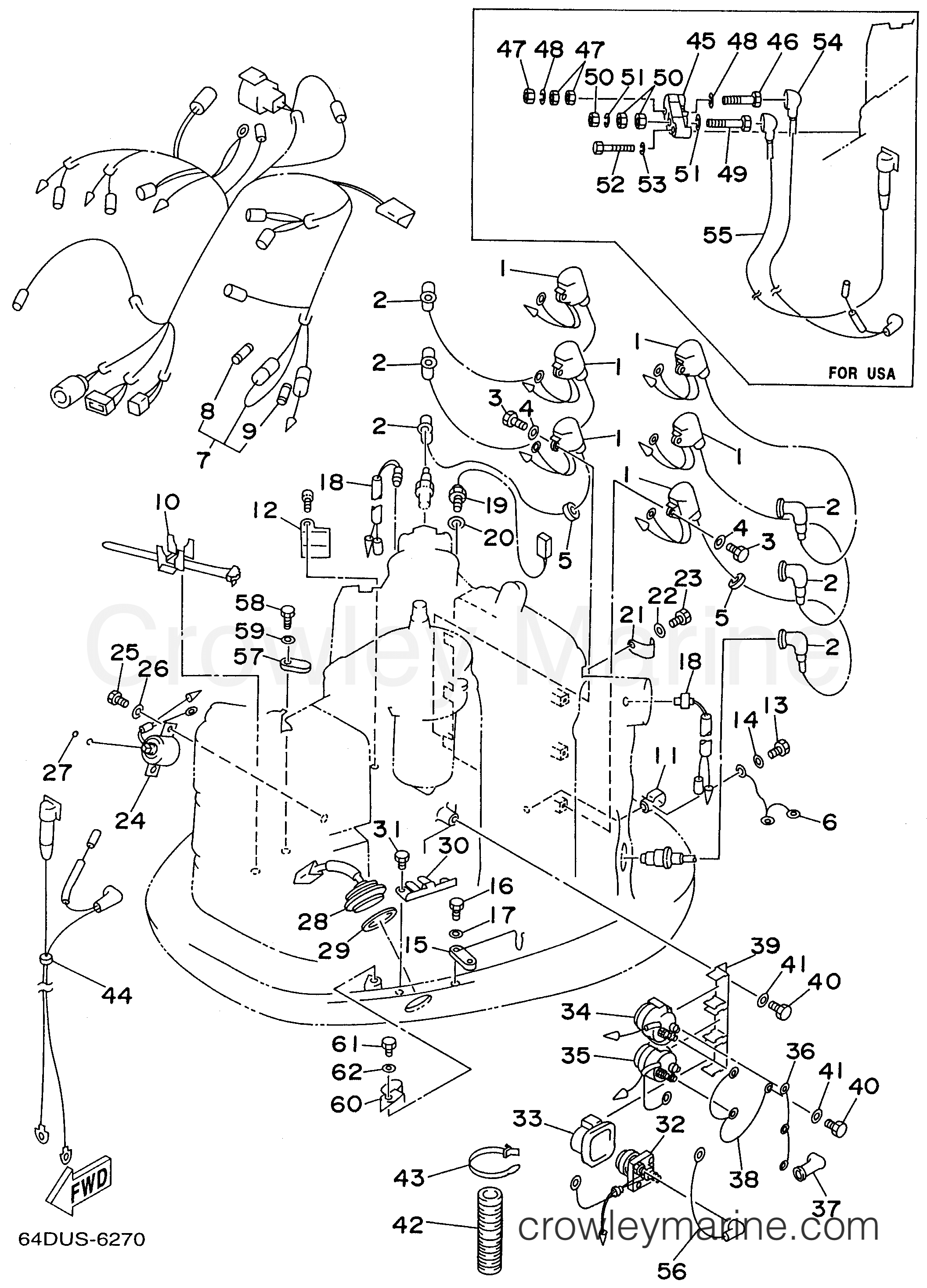 Yamaha Motors 225TLRU - ELECTRICAL 2