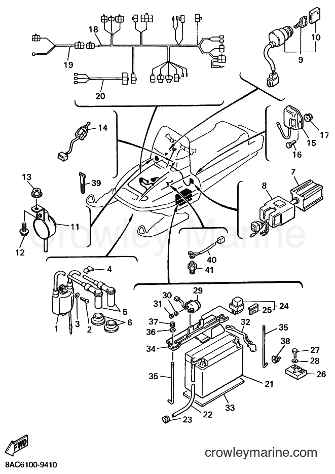 1999 Snowmobile VK540E-3 - VK540E-3 (8AC6) [030] - ELECTRICAL 1