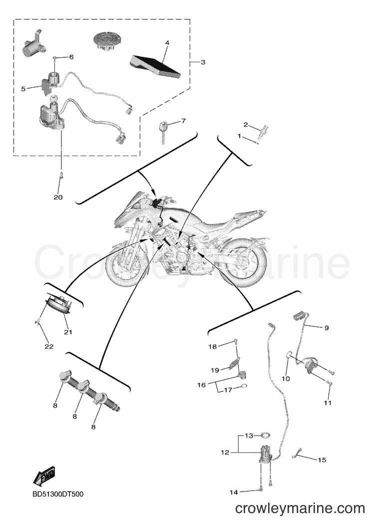 Yamaha Motors MXT850 (BD51) [010] - ELECTRICAL 2