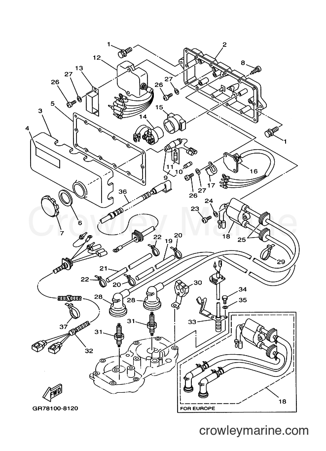 Yamaha Motors WB700AW (GR78) [010] - ELECTRICAL 1