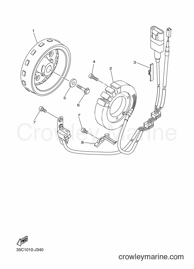 Yamaha Motors XVS400C (35CD) [010] - GENERATOR