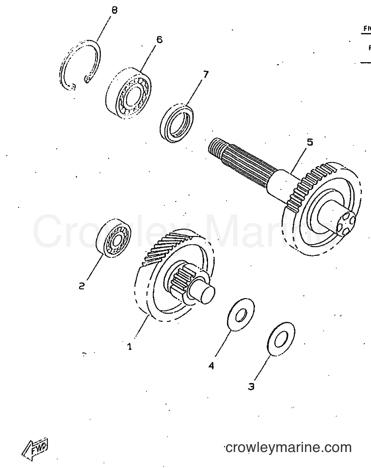 1998 Scooter CW50RSP - CW50RSP (4WS5) [010] - TRANSMISSION