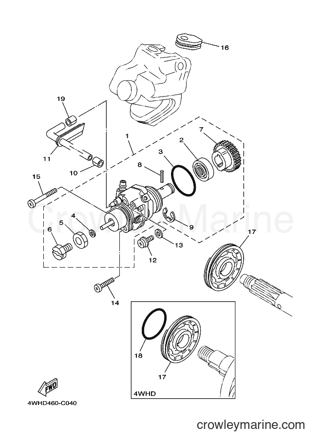 2004 Street Bike V110E - V110E (4WHE) [010] - OIL PUMP