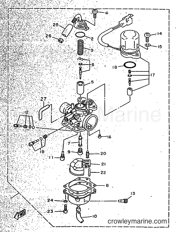 1996 Scooter CY50R - CY50R (3WG7) [999] - CARBURETOR
