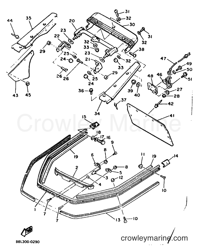 1990 Snowmobile XL540 - XL540 (86L2) [010] - BUMPER