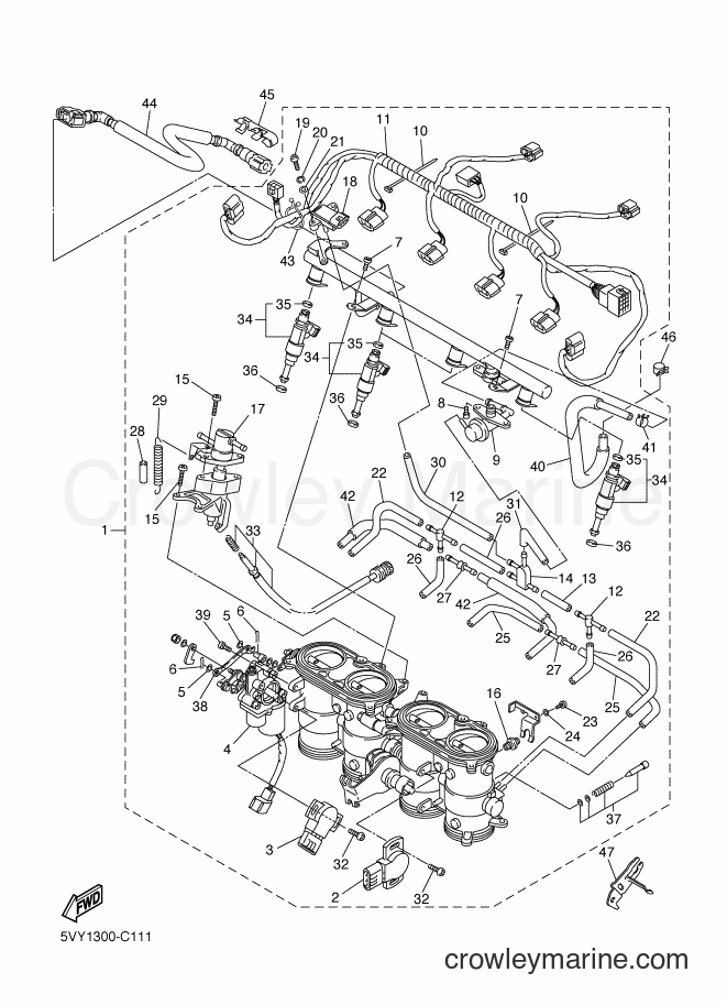 2006 Sport Bike YZF-R1 - YZF-R1 (5VYR) [050] - INTAKE 2