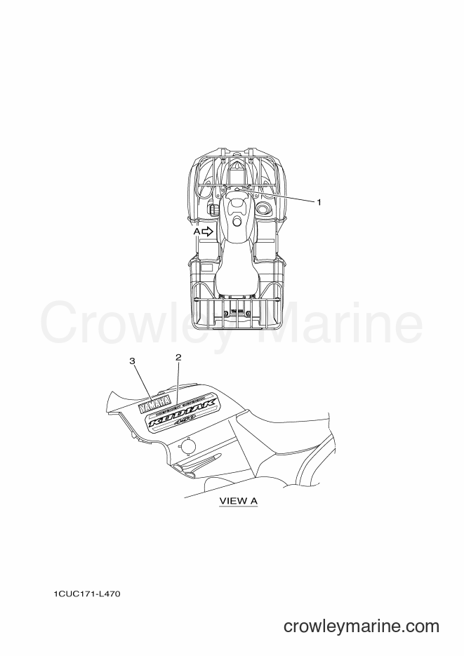 Yamaha Motors YFM450FWA (1CUC) [010] - GRAPHICS