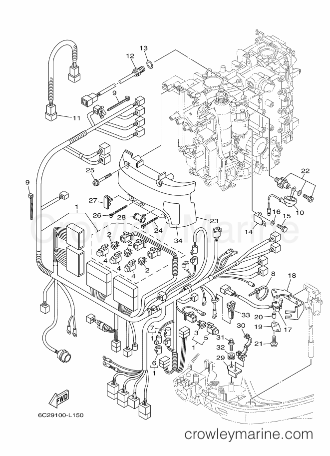 Yamaha Motors F60CETL (6C59) [220] - ELECTRICAL 3