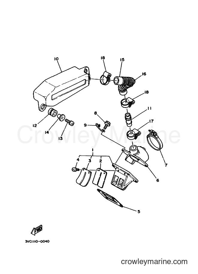 1992 Dirt Bike RT180 - RT180 (4BN2) [010] - INTAKE