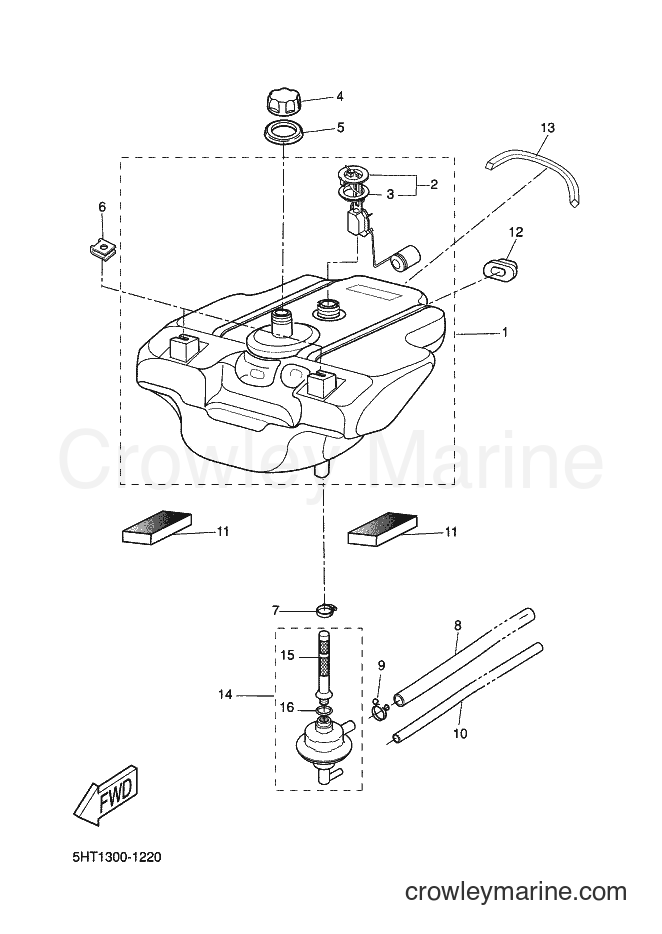 2002 Scooter XQ125 - XQ125 (5HT4) [030] - FUEL TANK