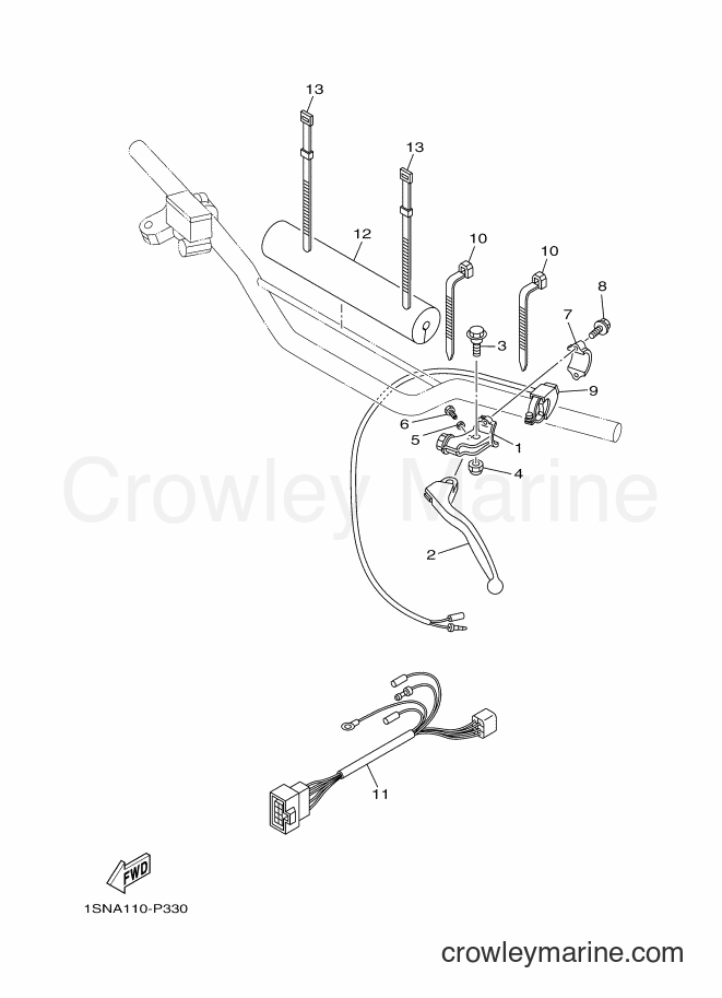 2017 Dirt Bike YZ85 - YZ85 (1SNG) [020] - HANDLE SWITCH & LEVER