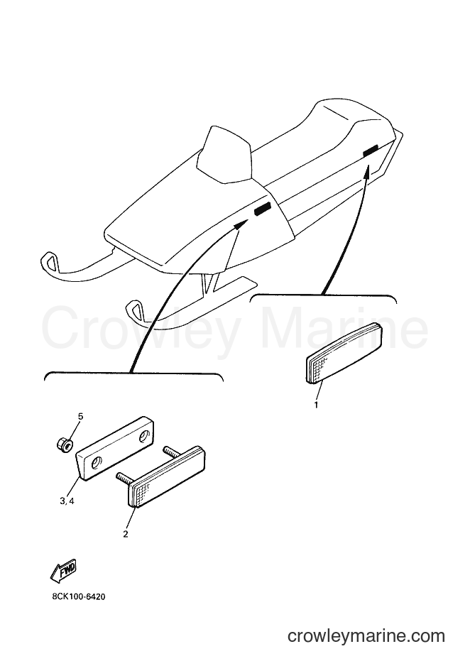 Yamaha Motors VT480TR (8CK3) [030] - ELECTRICAL 3