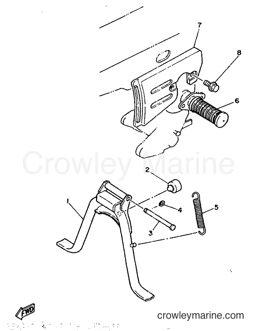 1986 Scooter ME50 - ME50 (1TK) [999] - BACK REST