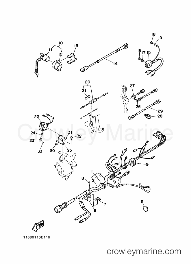 Yamaha Motors 30A (689) [040] - ELECTRICAL 2