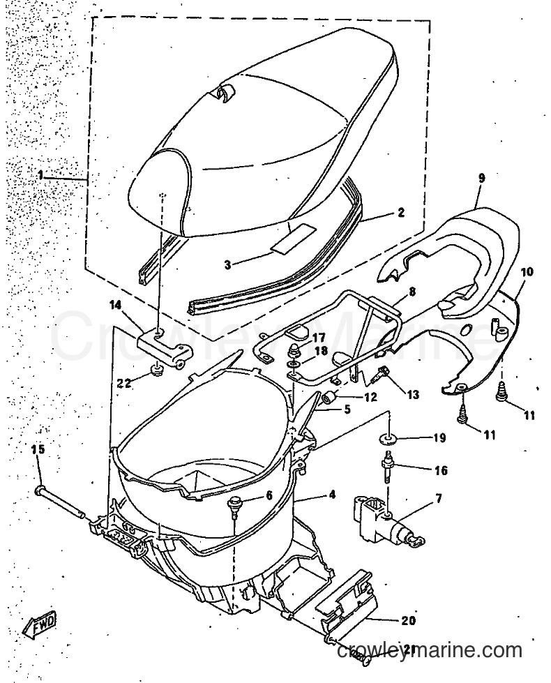 1996 Scooter CY50R - CY50R (3WG7) [999] - SEAT