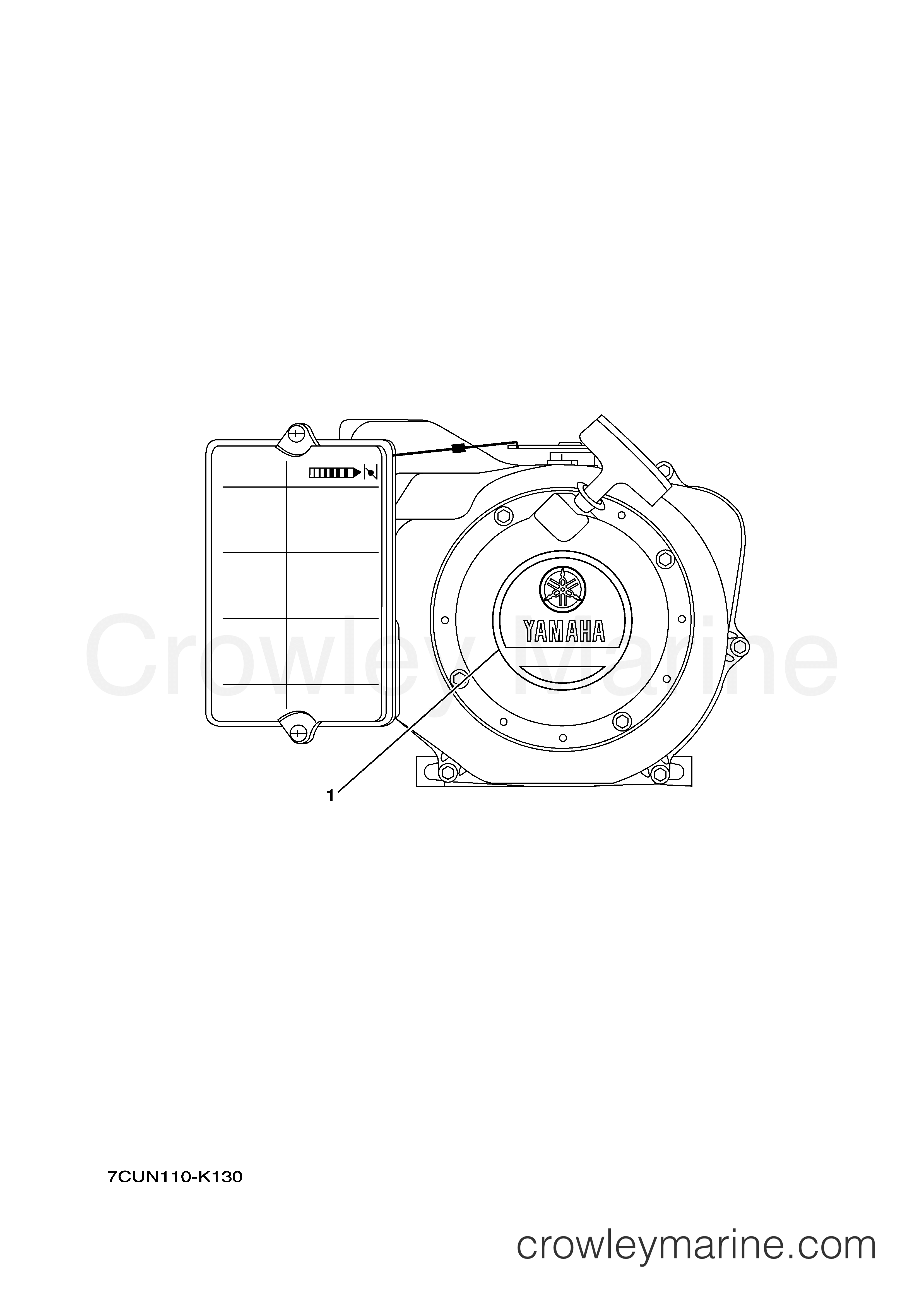 Yamaha Motors MZ360K2UPOD - EMBLEM LABEL