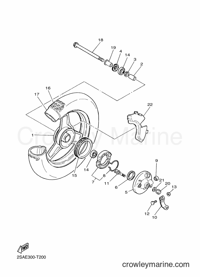 2018 Dirt Bike PW50 - PW50 (2SAE) [010] - FRONT WHEEL