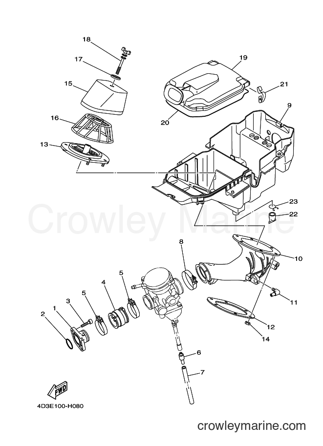 Yamaha Motors YFM250R (1BTN) [010] - INTAKE