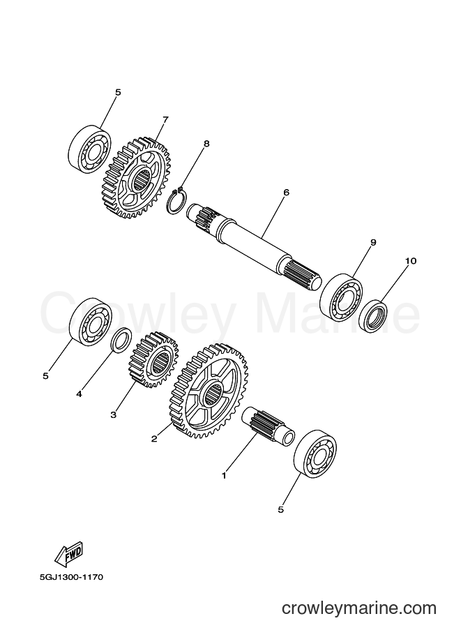 2003 Scooter XP500 - XP500 (5GJ9) [020] - TRANSMISSION