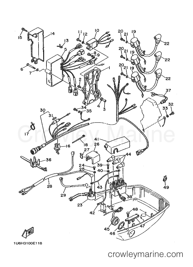 Yamaha Motors 70B (6H3) [030] - ELECTRICAL