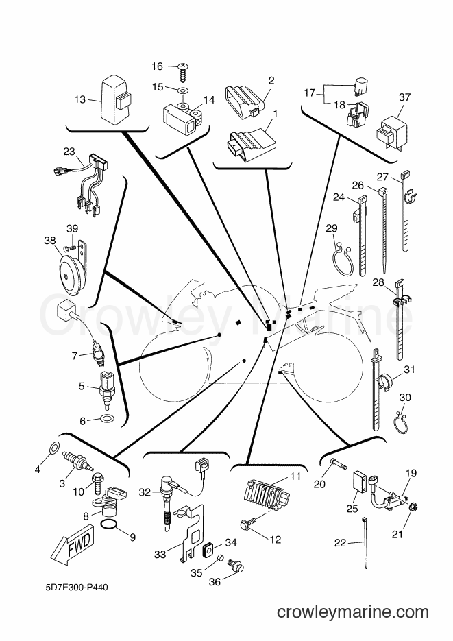 2015 Sport Bike YZF-R125A - YZF-R125A (5D7N) [030] - ELECTRICAL 2